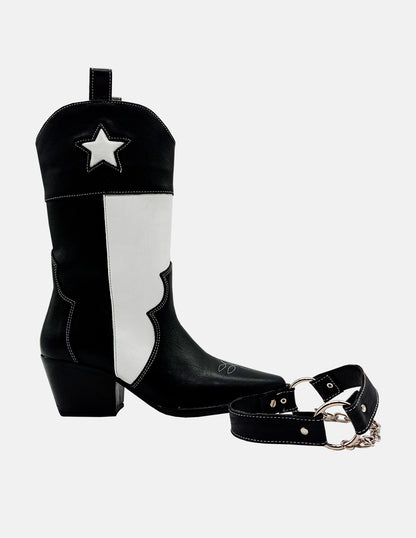 The Cayetana Black&White Leather