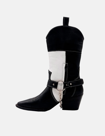 The Cayetana Black&White Leather