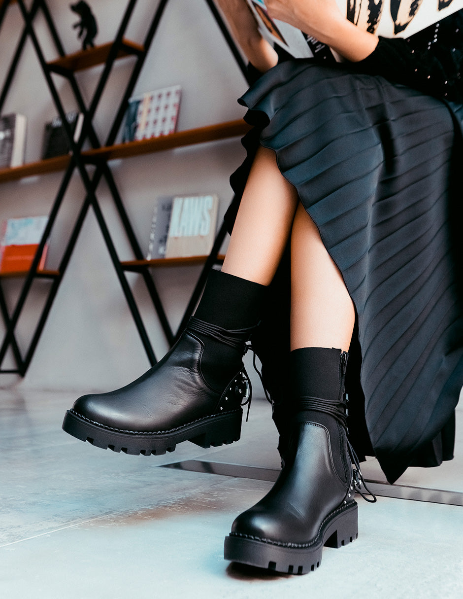The Renata Black Leather