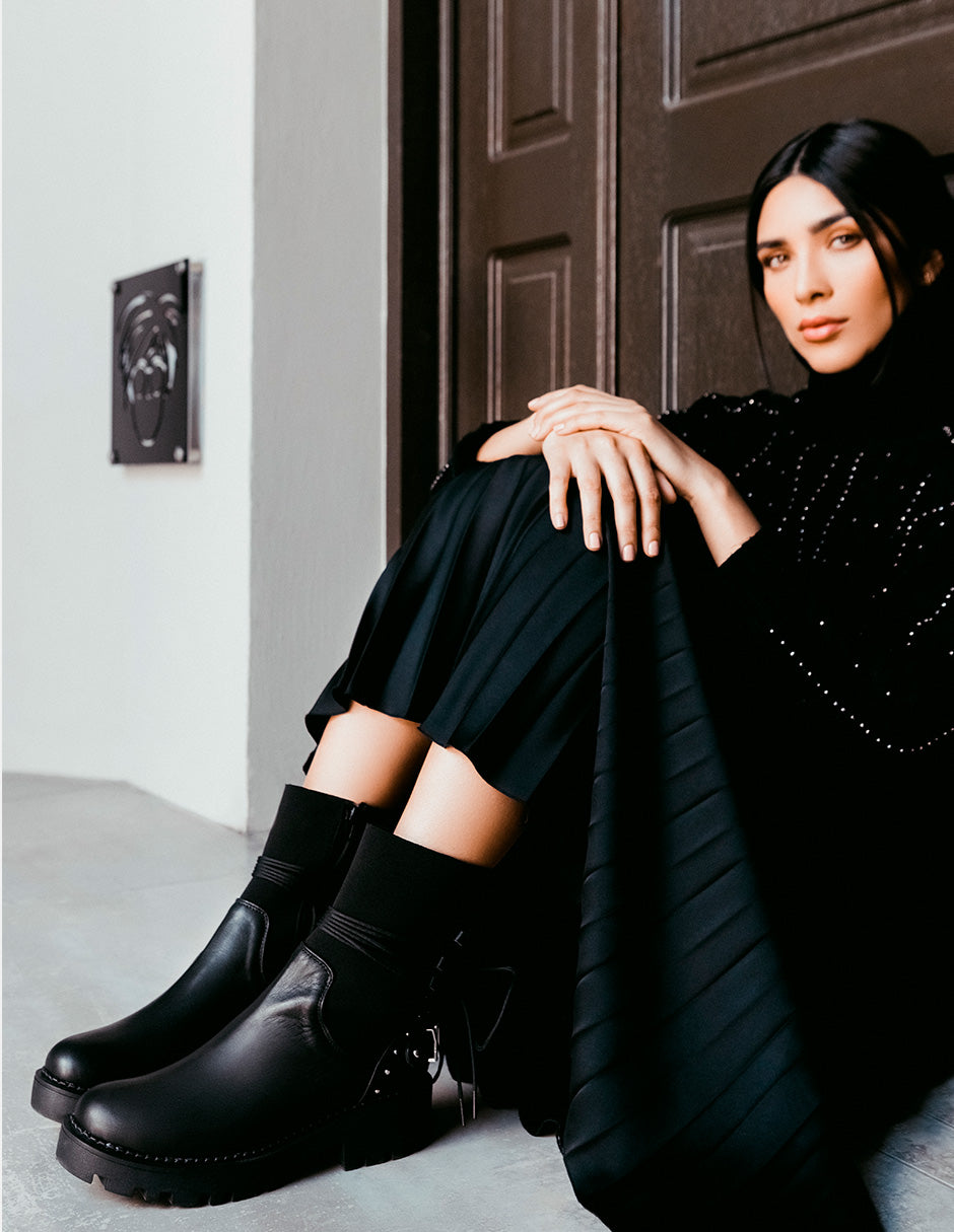 The Renata Black Leather