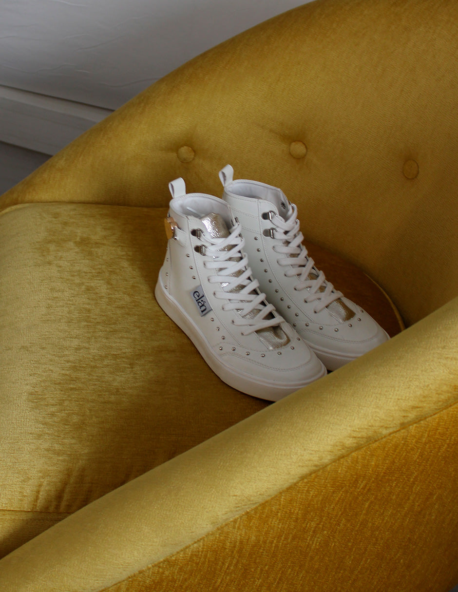 The Cordelia white and studs