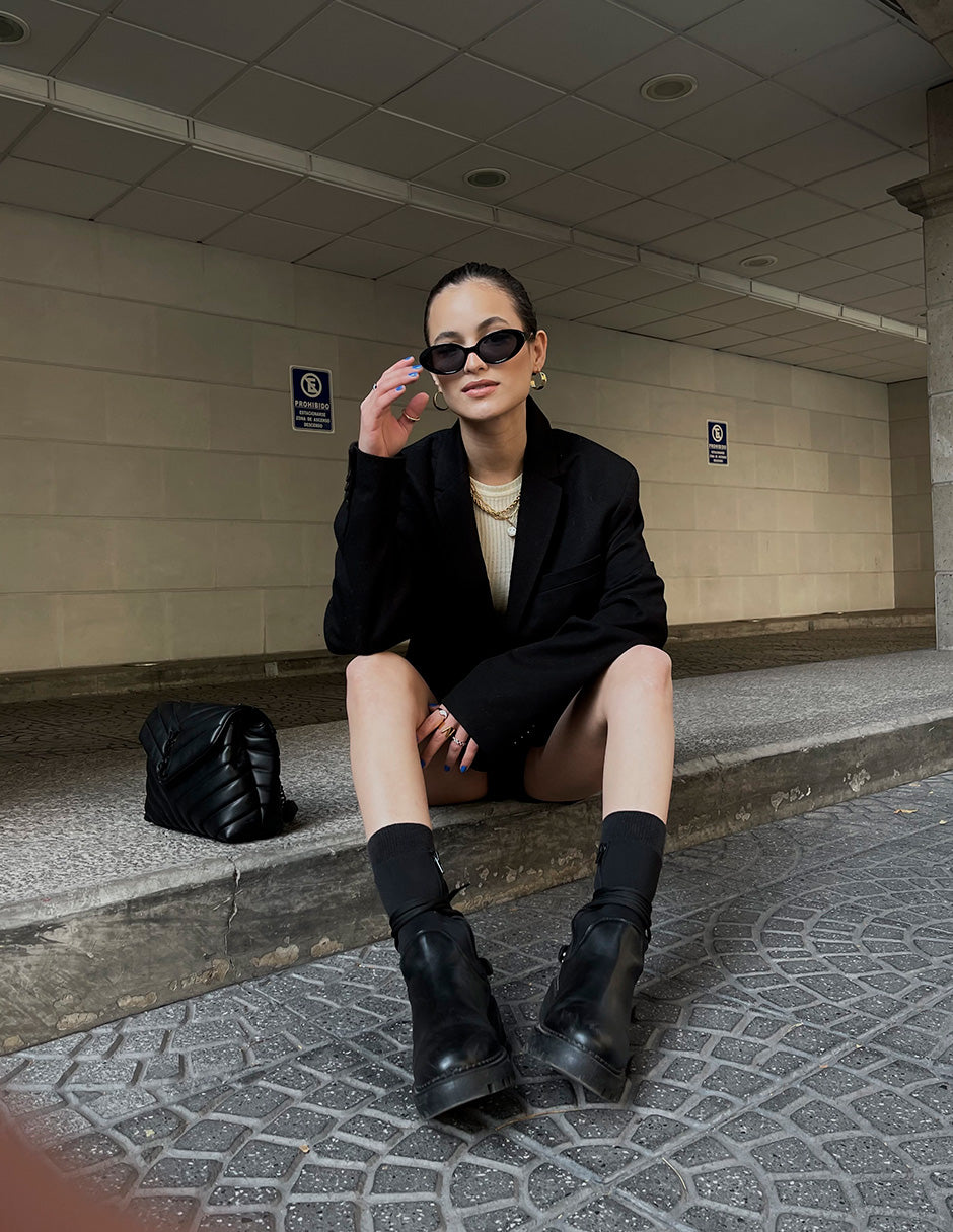 The Renata Black Leather