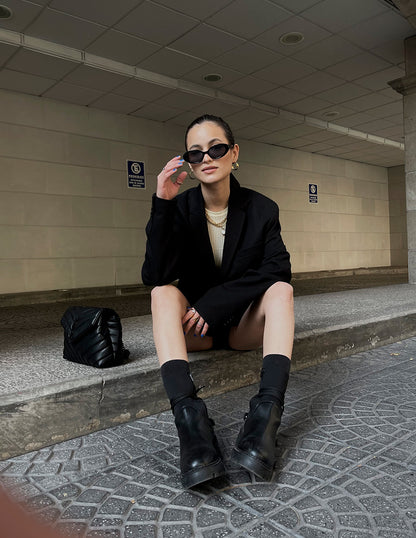 The Renata Black Leather