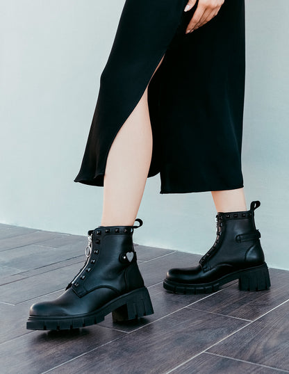 The Olivia Black Leather