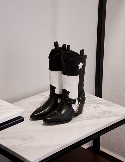 The Cayetana Black&White Leather