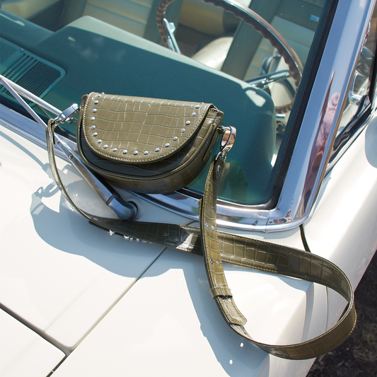 The Rigoberta croc green