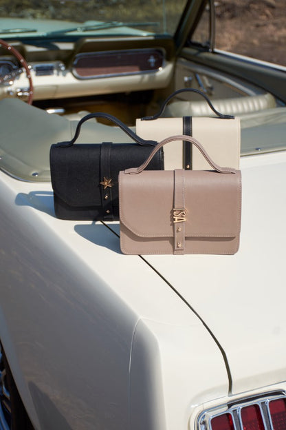 The Isabella capuccino Leather