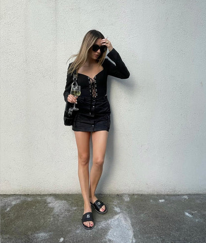 The Eleanor Croc black