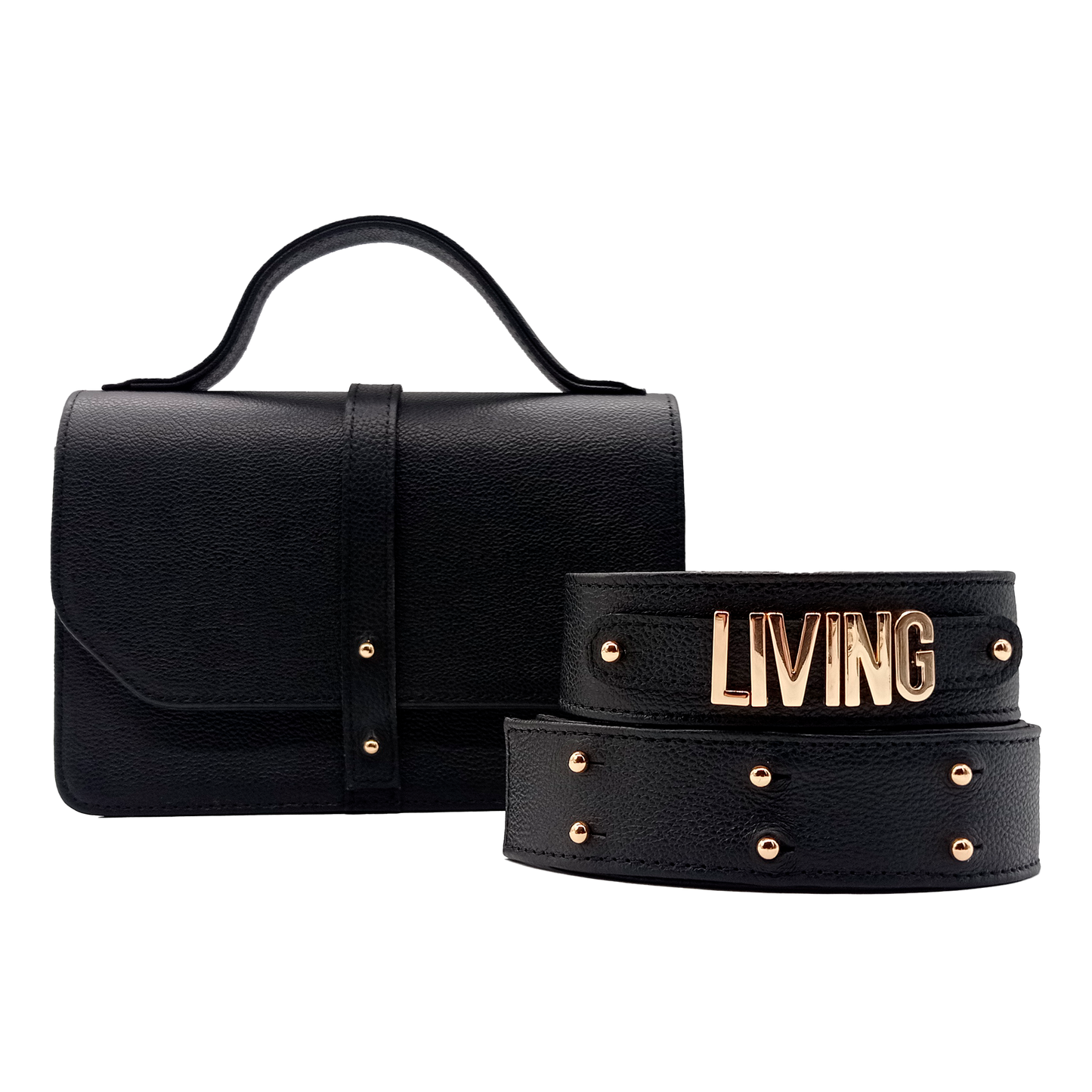 The Isabella black Leather