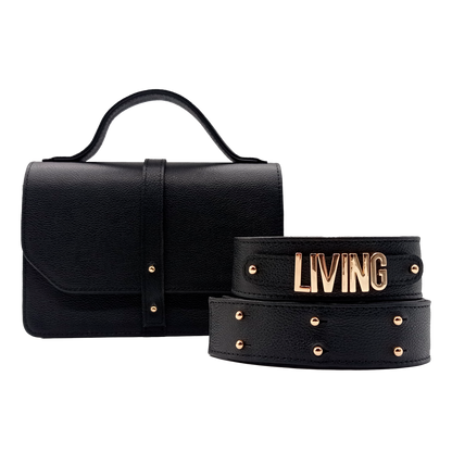The Isabella black Leather