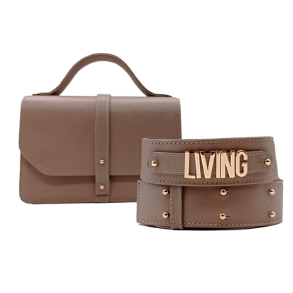 The Isabella capuccino Leather