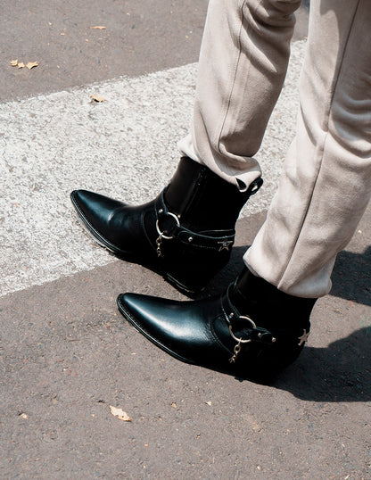 The Luciana Black Leather