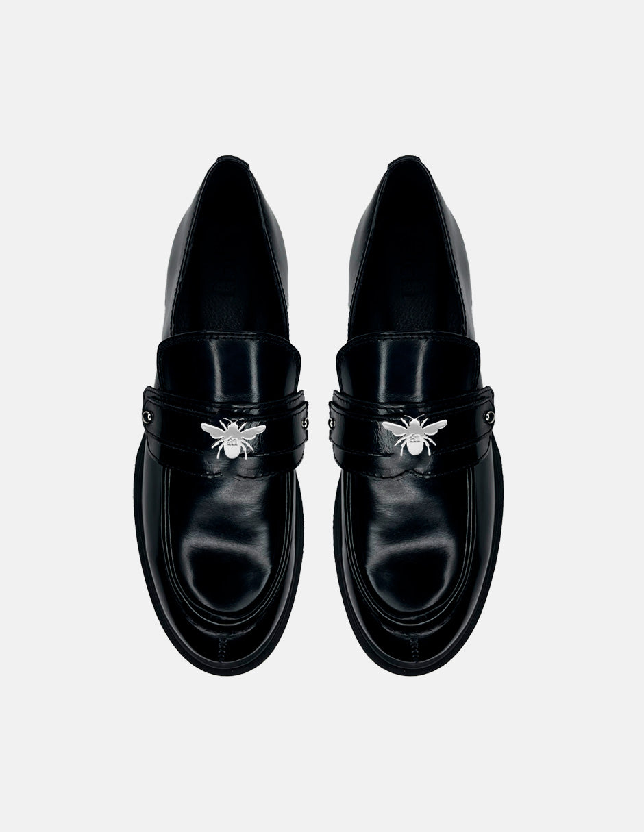 The Martina Black Leather