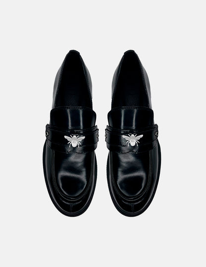 The Martina Black Leather
