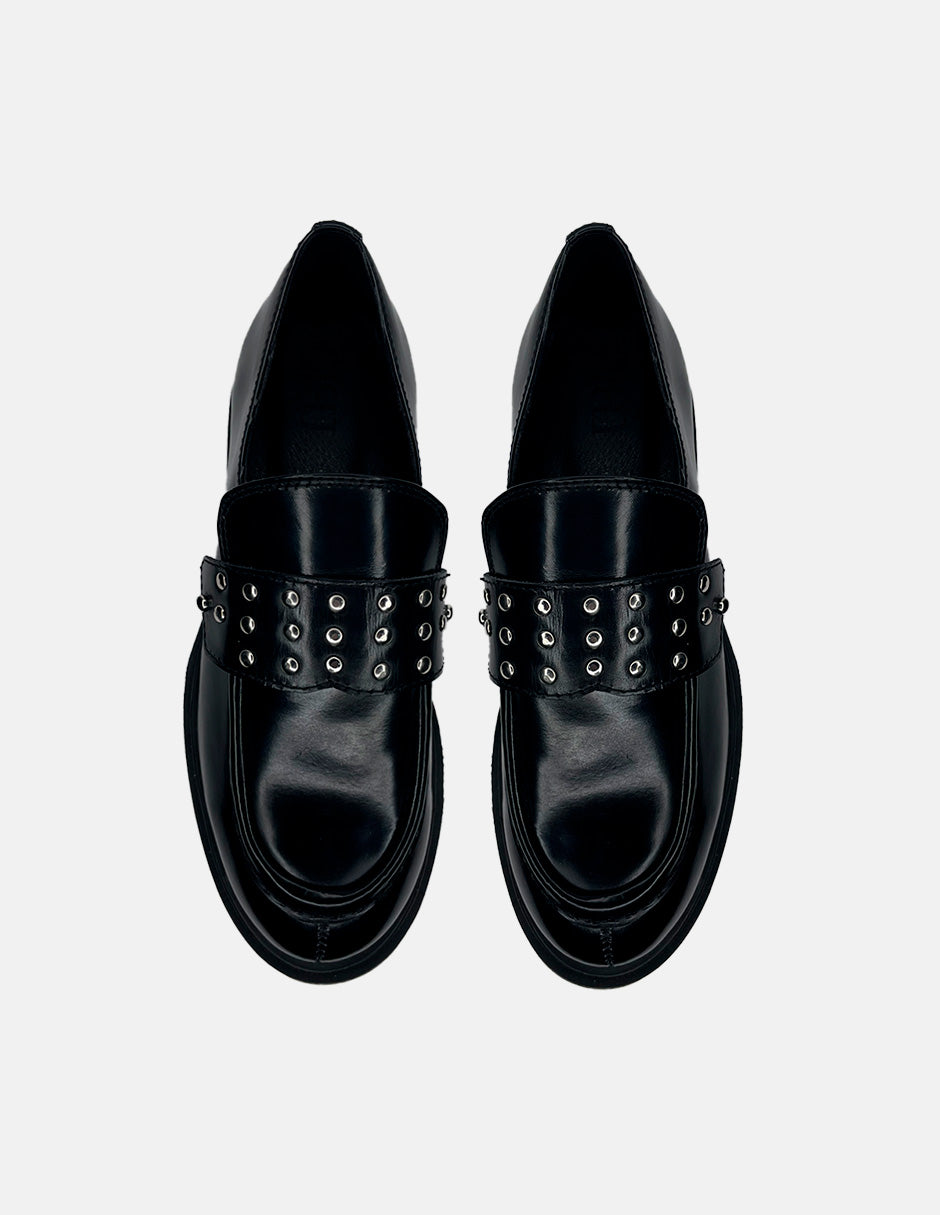 The Martina Black Leather