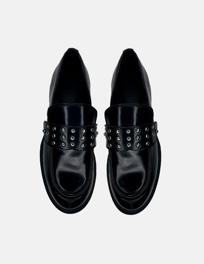 The Martina Black Leather