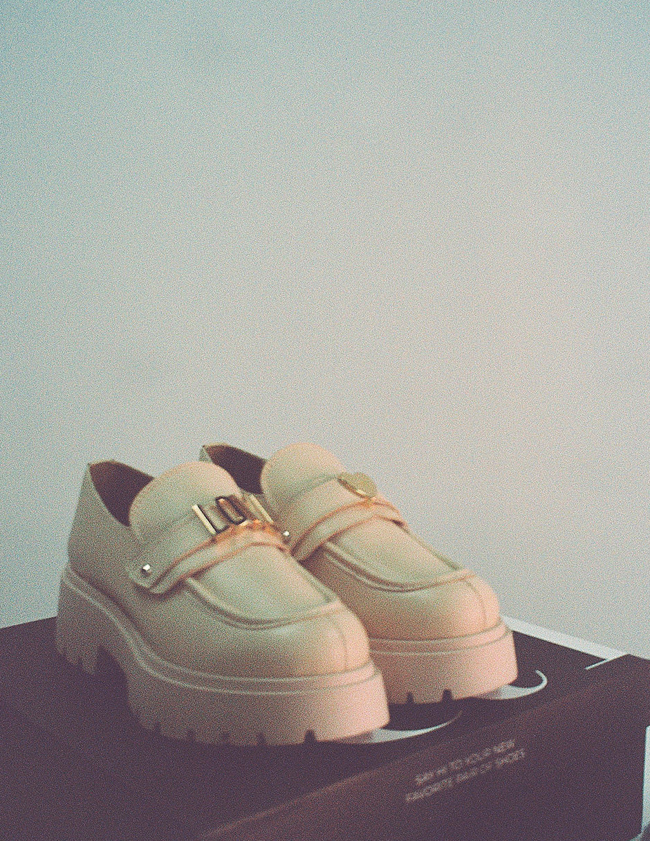 The Martina Nude Leather