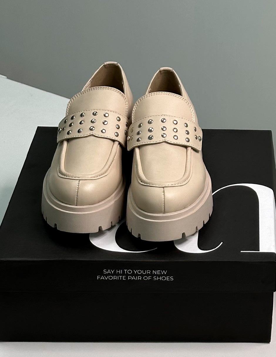 The Martina Nude Leather