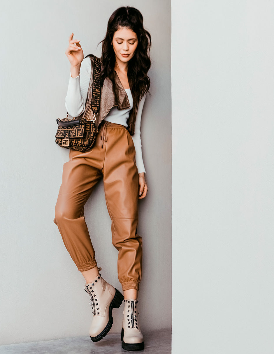 The Olivia Nude Leather