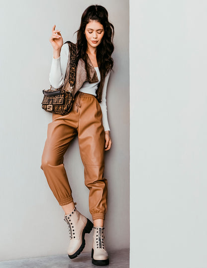 The Olivia Nude Leather