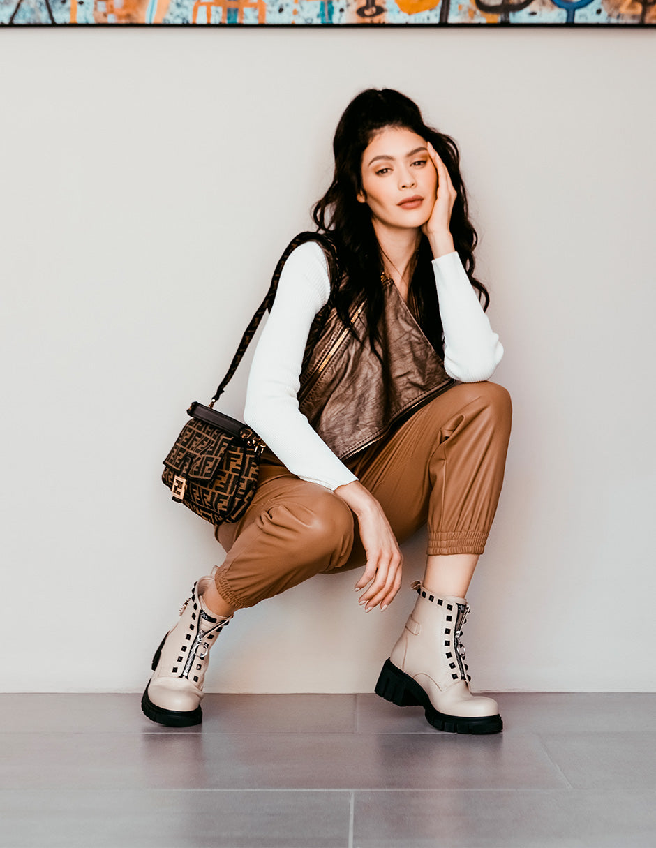 The Olivia Nude Leather