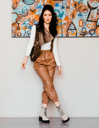 The Olivia Nude Leather