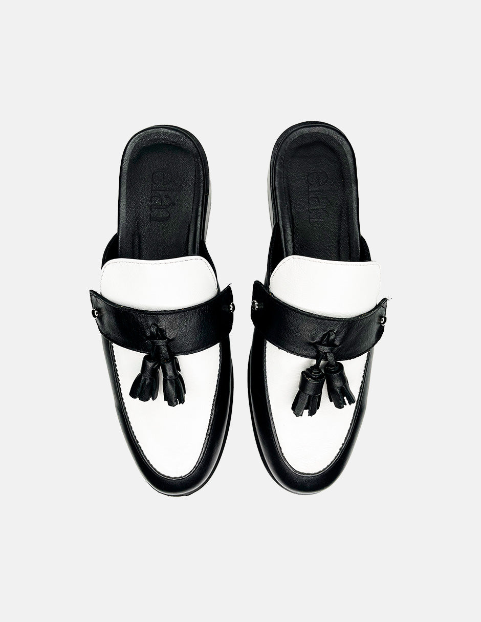 The Valentina Black&White Leather