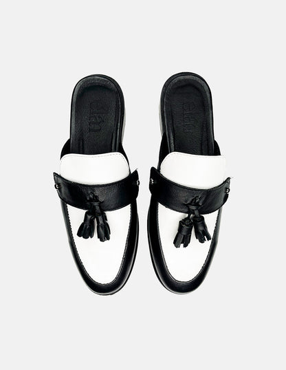 The Valentina Black&White Leather