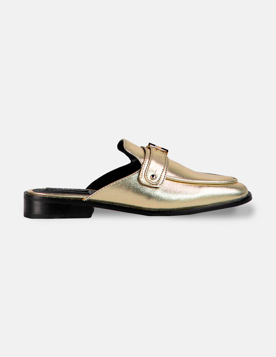 The Valentina Gold Leather
