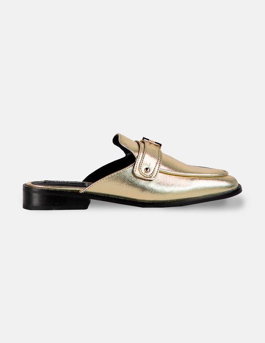The Valentina Gold Leather