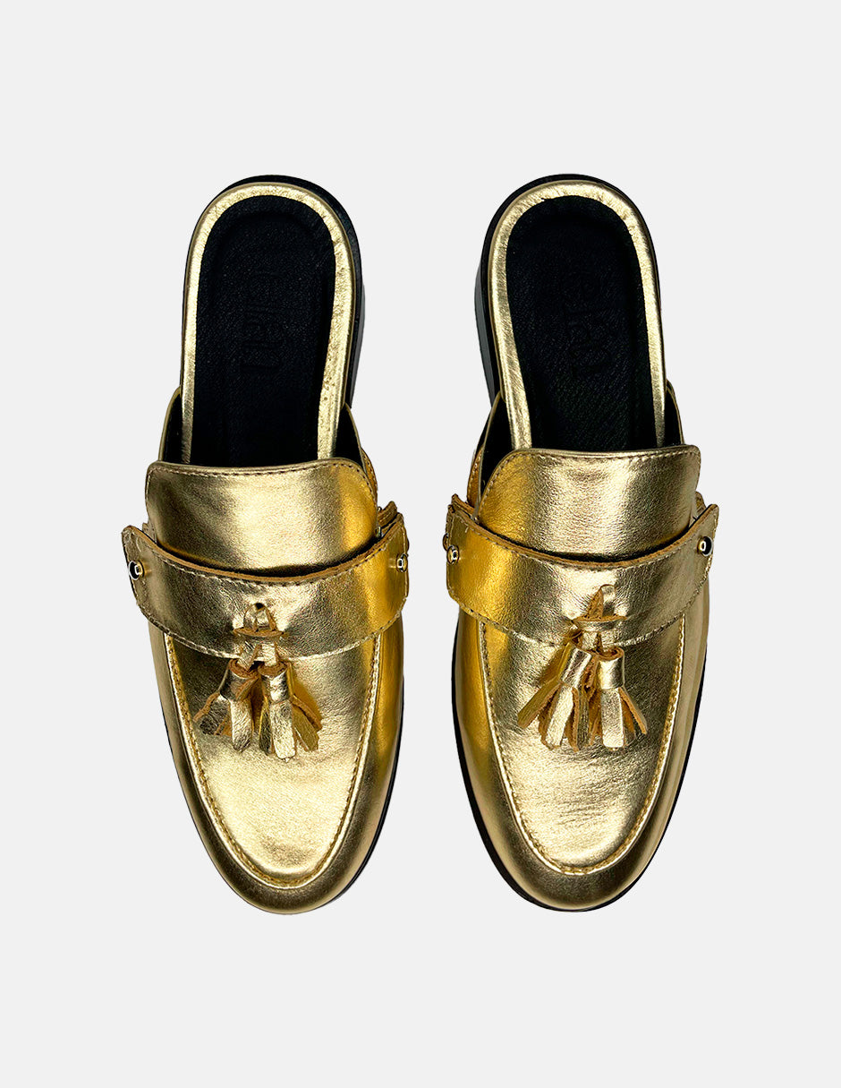 The Valentina Gold Leather