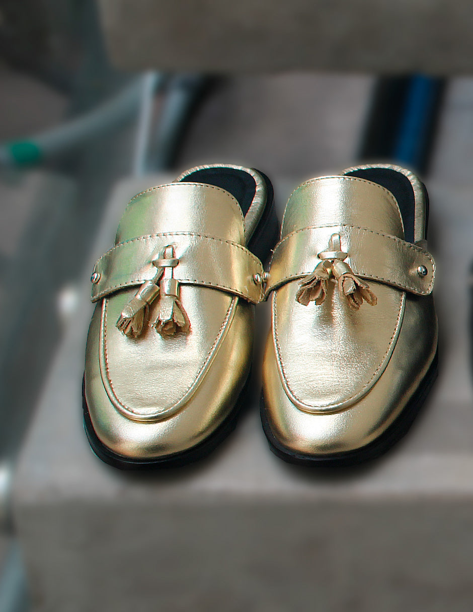The Valentina Gold Leather