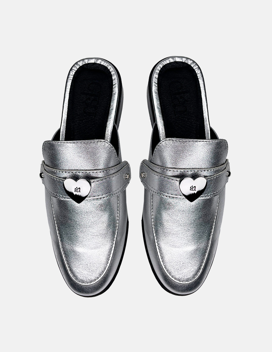 The Valentina Silver Leather