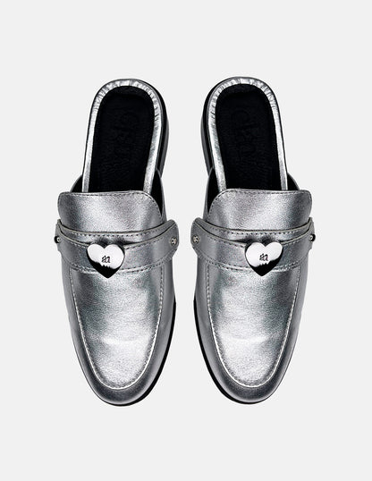 The Valentina Silver Leather