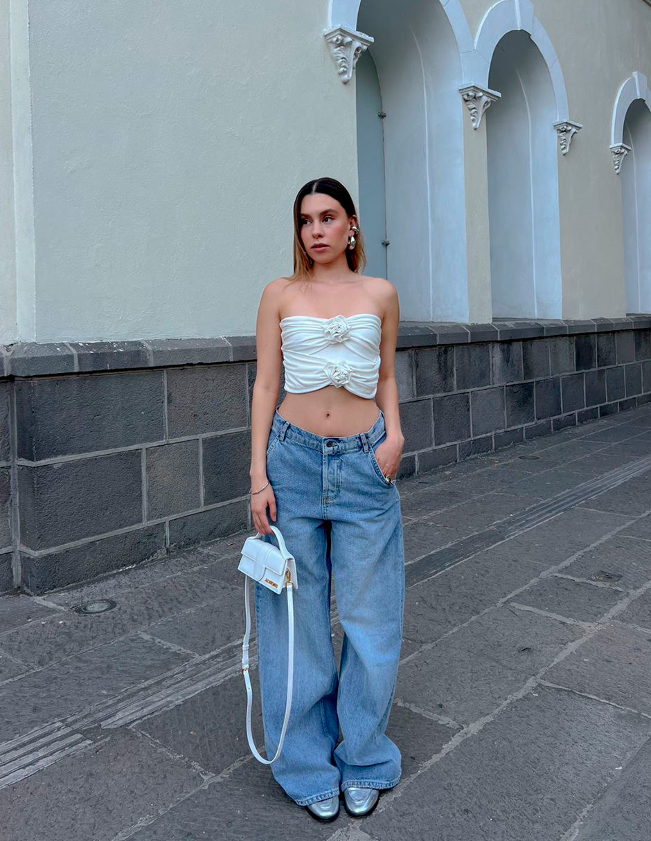 The Valentina Silver Leather