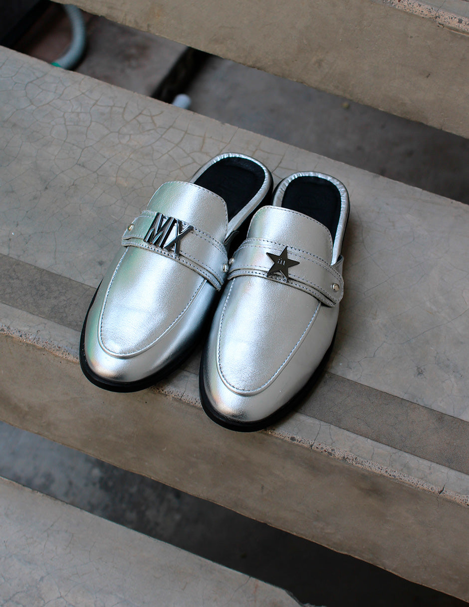 The Valentina Silver Leather