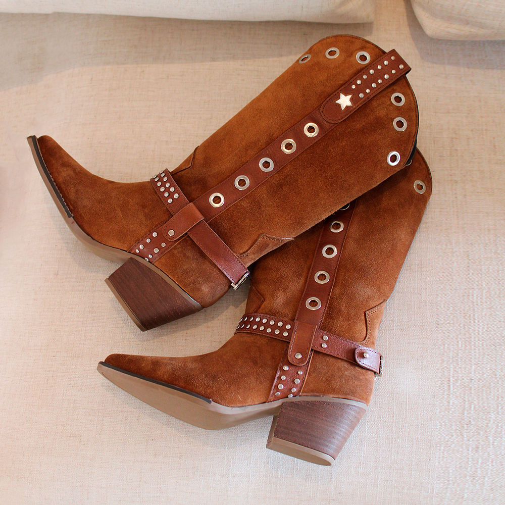 The Shelby hazel leather