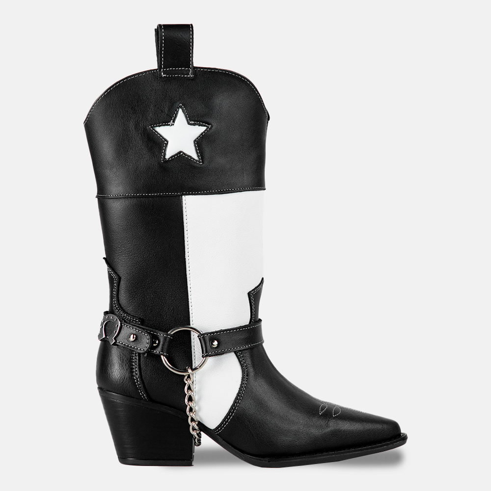 The Cayetana Black&White Leather
