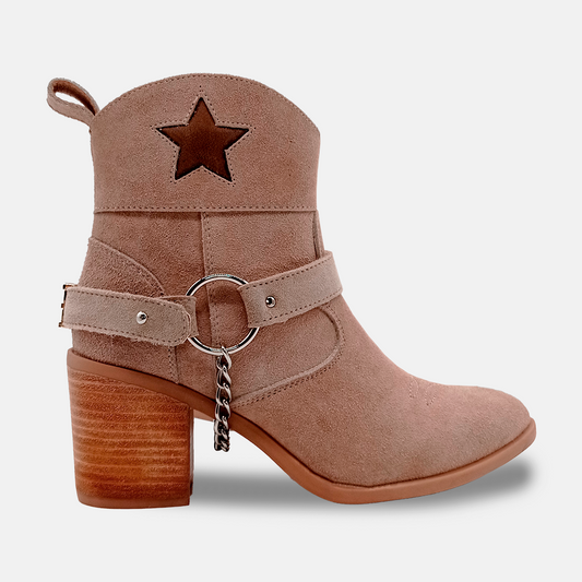The Luciana Suede Sand leather